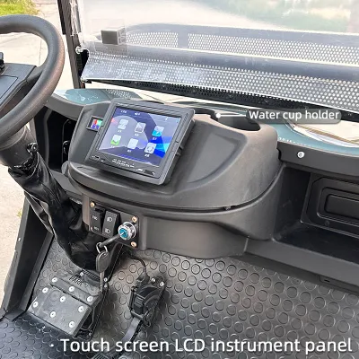 Mejor Marca personalizada Carro de Golf 4 plazas 5 estrellas Scooter motorizado avanzado EV Black Bar American Club Car Golf Buggy for Villages Airport Desert