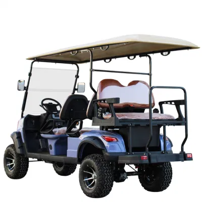72V batería de litio Motor AC Custom 6 asientos Golf Cart Tienen Ready Goods Carro de Golf eléctrico