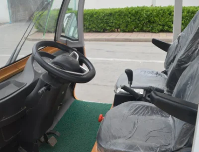 Qingdao Proveedor de autobuses turísticos Hot Sale 14 asientos eléctrico Mini Autobús turístico vehículo eléctrico con puertas