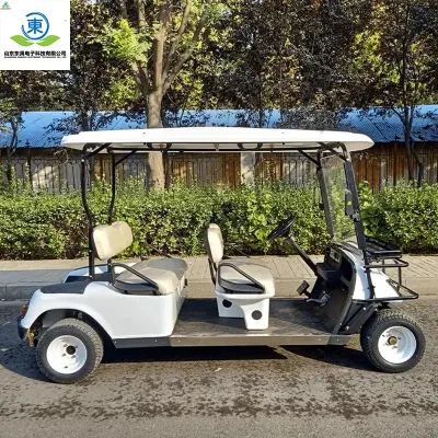 China fabricado con 6 asientos de aluminio eléctrico alimentado por batería Carrito de Golf Calle Legal coche eléctrico para la venta