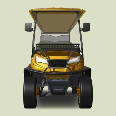 48/72V estilo exclusivo Aerfa Moda moderna 2023 Diseño completamente nuevo 4 asientos de turismo Bus Club coche eléctrico batería de litio Golf Carrito de caza con CE DOT