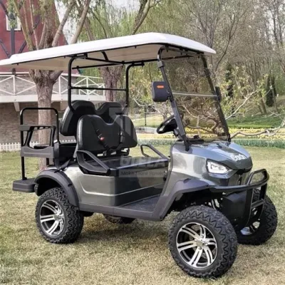 Ulela Golf Buggy Dealers Acero bastidor E Wagon Golf Cart China 4 plazas recargable Carro de Golf