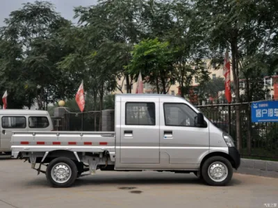 Wuling cabina doble mini Truck Mini Eléctrico Van de carga de la utilidad de camión de carga