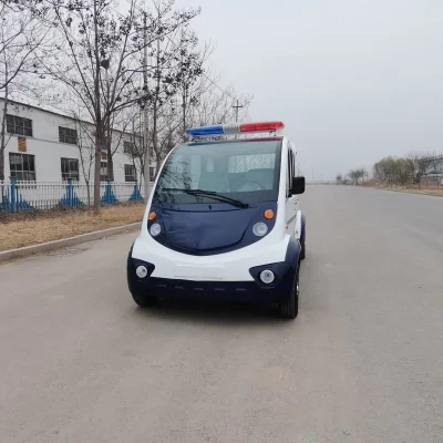 Alimentación directamente de fábrica listo para el envío del vehículo eléctrico coche eléctrico con la policía de la luz de alarma