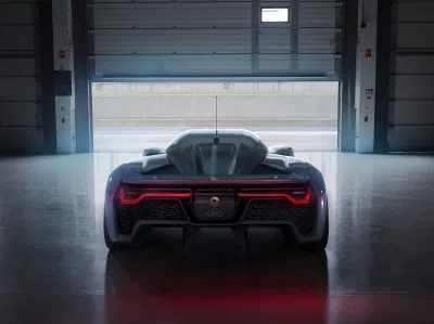Nuevo vehículo eléctrico de mano izquierda Ep9 de New Version Energy Electric Car.