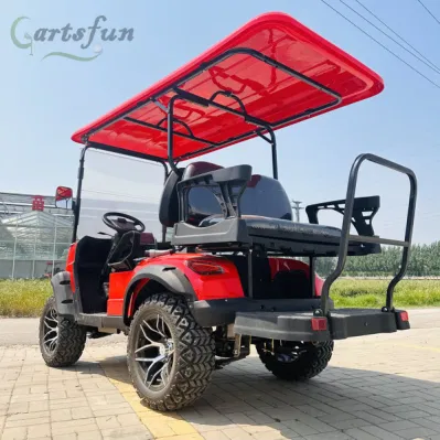 80-100km Mini Golf eléctrico Carro 6 Seater Street icono legal Coche eléctrico de golf