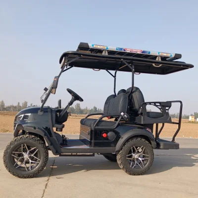 Nueva edición Deluxe 60V 72V+2 4 asientos MD2 Electric levantada Carrito de Golf evolución Caza Buggy Golf Carts