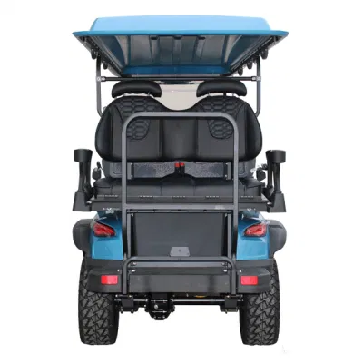 2023 Nuevo Modelo Bx 4+2 asientos Sightseeing Bus Club Carrito eléctrico de Golf buggy Caza Carro con CE DOT New Vehículo de energía