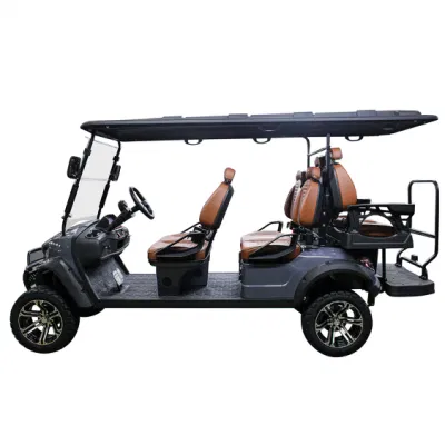 Nueva llegada 6 plazas elevado carrito de golf personalizado de alta calidad Best Street Legal Golf Cart