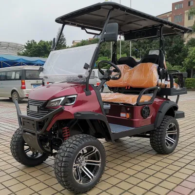 4 Personas Golf Big Wheel carritos de Golf Golf Cart batería eléctrica