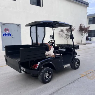 2 asientos Utility Golf Carts Street Legal Golf Electric Cart Con cama cargo