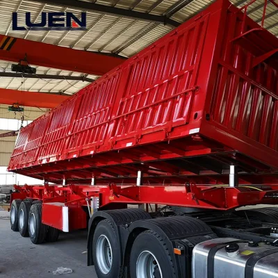 3 ejes Equipo Forestal Gooseneck Utility Dumper remolque Semi Camión en venta en Jordania