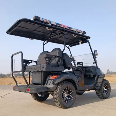 Nueva edición Deluxe 60V 72V+2 4 asientos MD2 Electric levantada Carrito de Golf evolución Caza Buggy Golf Carts