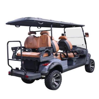 Nueva llegada 6 plazas elevado carrito de golf personalizado de alta calidad Best Street Legal Golf Cart