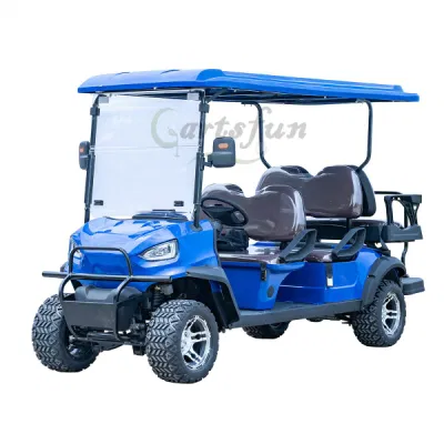 Soft seater 2 Row Modified Luxury Buggy Bus Electric Golf Carro