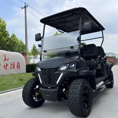 Carro de Golf al por mayor vehículo de utilidad eléctrica vehículos de golf HUAXIN Golf Carts de lujo 2+4 plazas