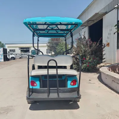4 azul de los asientos de automóvil de turismo de golf eléctrico para Hoteles y Resorts