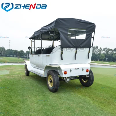 72V Motor AC batería de ion litio 2 Seat Electric Utility Carrito de Golf vehículo camión con caja de carga de aluminio