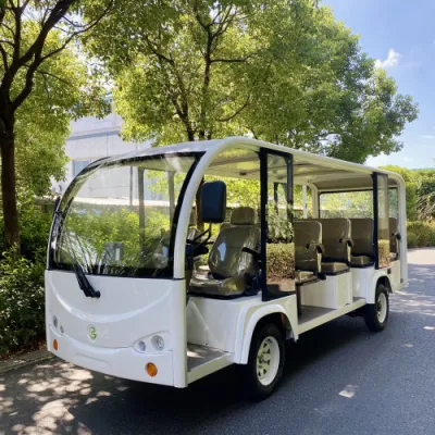 Hoteles y Parques Turísticos autobuses de visita turística eléctricos de 11 plazas En lugares escénicos