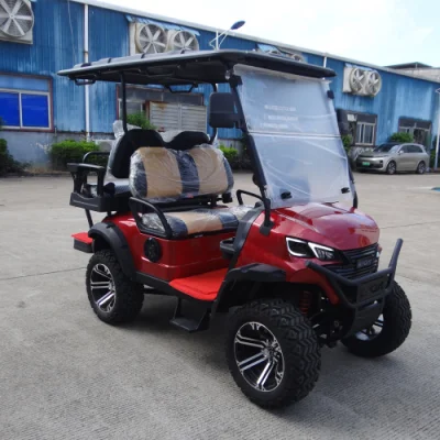Mini Caza Golf Cart eléctrico levantado Cart de Golf fuera de la carretera Con neumáticos todoterreno