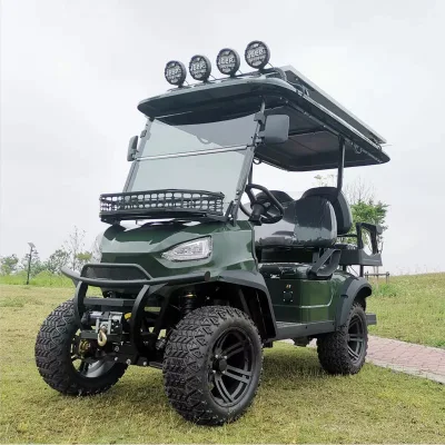 Nuevo chino 2023 Motor de 4000W 48V de 4 ruedas 4 Plazas Los carritos de Golf Golf eléctrico Kart