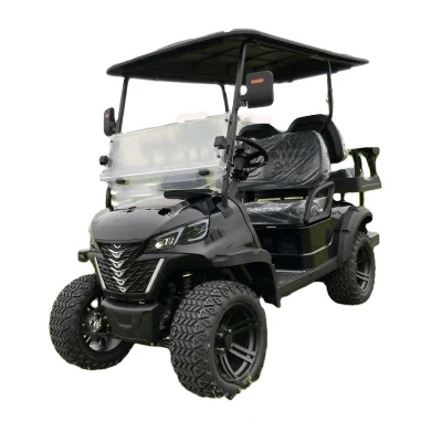 Black 48V Electric Club Carts 2 4 6 8 asientos Carros de golf