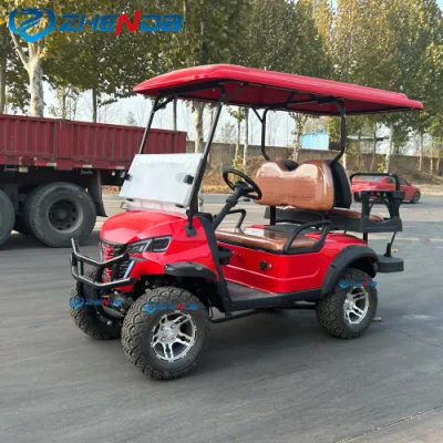 2023 Nuevo Modelo AC Motor 6 asientos Caza Eléctrica Buggy Carrito de Golf