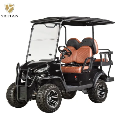 Estilos de lujo personalizados 4 asientos Mini Rider Golf Cart Street Vehículo legal