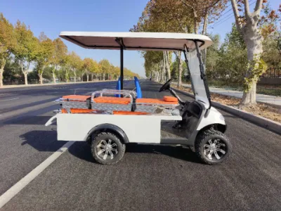 Golf médico coche cama médica batería eléctrica operado ambulance Golf Carros