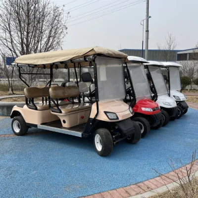 Carrito de golf 6 asientos de vehículos de turismo eléctrico