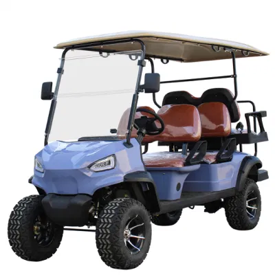 72V batería de litio Motor AC Custom 6 asientos Golf Cart Tienen Ready Goods Carro de Golf eléctrico