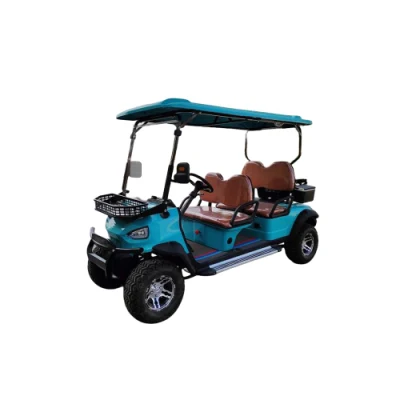 48V 4 rueda 4+2 asientos eléctricos Golf Carts Nuevo Chino Travel Electric 6 personas Golf Cart