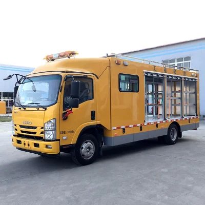 Nuevo vehículo de rescate multifuncional camión ligero I-Suzu 700p 6X6 Con equipo de utilidad para la salvaguardia