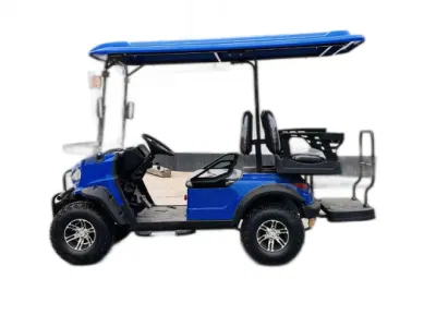 Chino personalizado barato 48V icono 4X4 evolución Eléctrica Golfs Carts Eléctrico 6 asientos 4seater Calle Legal para la Venta