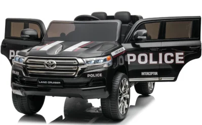 Toyota Land Cruiser de niños con licencia de la policía eléctrico Coche de juguete