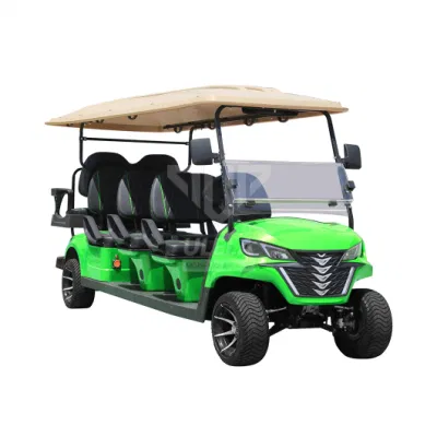 Ulela 4 Seater Golf Cart Dealer 80-100km Mileage Golf de resistencia Carrito asientos de lujo China 8 asientos Golf Club Cart