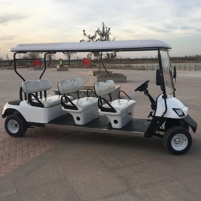 Tener listos los bienes del Club de 4 ruedas motrices alquiler de Mini Golf Cart Carrito de golf eléctrico chino 4 plazas