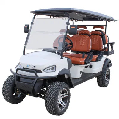 Carrito de Golf eléctrico 6 pasajeros de Golf de Alta calidad Buggy con Batería de litio