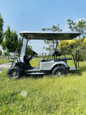 Club Car levantado 48V 72V 6 asientos Electric Golf Cart 4 plazas de la calle Legal