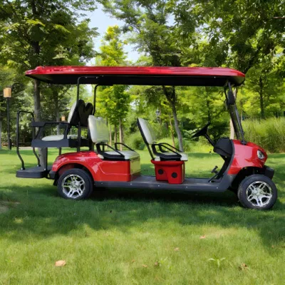 Calle Legal Multifunctional Golf Car FF-Road Club 48V Cheap Golf Carrito de Golf turístico eléctrico para el Resort