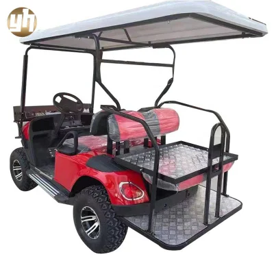 New Chinese 2940*1280*2010mm 48V 4 Wheel 2+2 asientos Golf Carts Kart de golf eléctrico