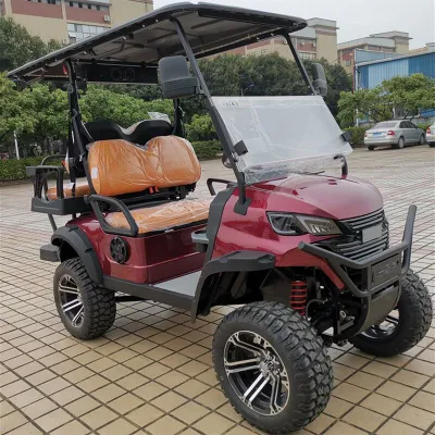 4 Personas Golf Big Wheel carritos de Golf Golf Cart batería eléctrica
