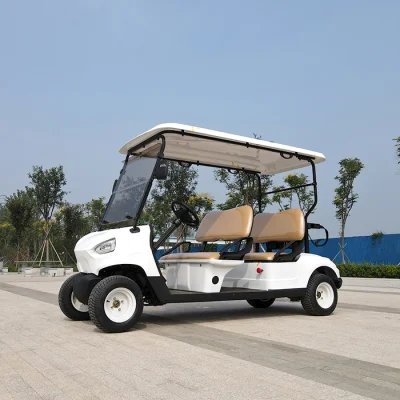 Personalización de fábrica OEM Precio barato 4 asientos 48V Caza de coches Coche Nuevo coche Club coche eléctrico Club coche AC Motor Controlador eléctrico Golf Cart coche eléctrico