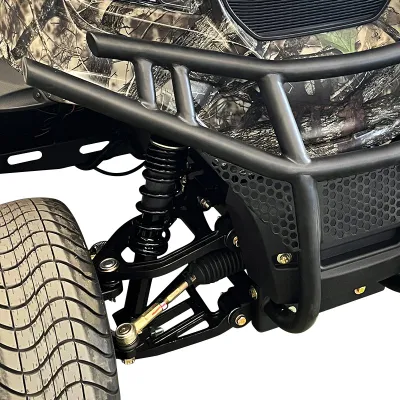Carrito de golf eléctrico de caza con asientos personalizados, antiguo, legal para circular por la calle, con capacidad para 4+2 personas, equipado con batería de litio.
