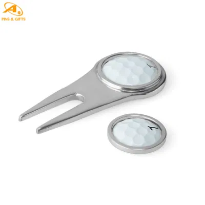 Poker Chip los marcadores de Tee Hierros Wedges poniendo Mat agarre forjado Headcovers iniciar el Monitor en blanco personalizado imán de la reparación Herramienta Divot Golf
