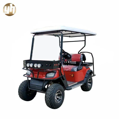 New Chinese 2940*1280*2010mm 48V 4 Wheel 2+2 asientos Golf Carts Kart de golf eléctrico