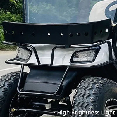 Blanco mejor 4+2 persona 6 asientos Golf Carro movilidad Scooter Motorizado Modified Electric Mini Golf Cart para la venta