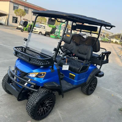 China New 4 People Golf Cart 72V Electric Hunting Cart Para la venta