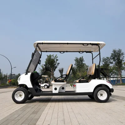 Personalización de fábrica OEM Precio barato 4 asientos 48V Caza de coches Coche Nuevo coche Club coche eléctrico Club coche AC Motor Controlador eléctrico Golf Cart coche eléctrico