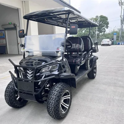6 personas Golf Big Wheel Golf Carts gasolina eléctrica Golf Carro